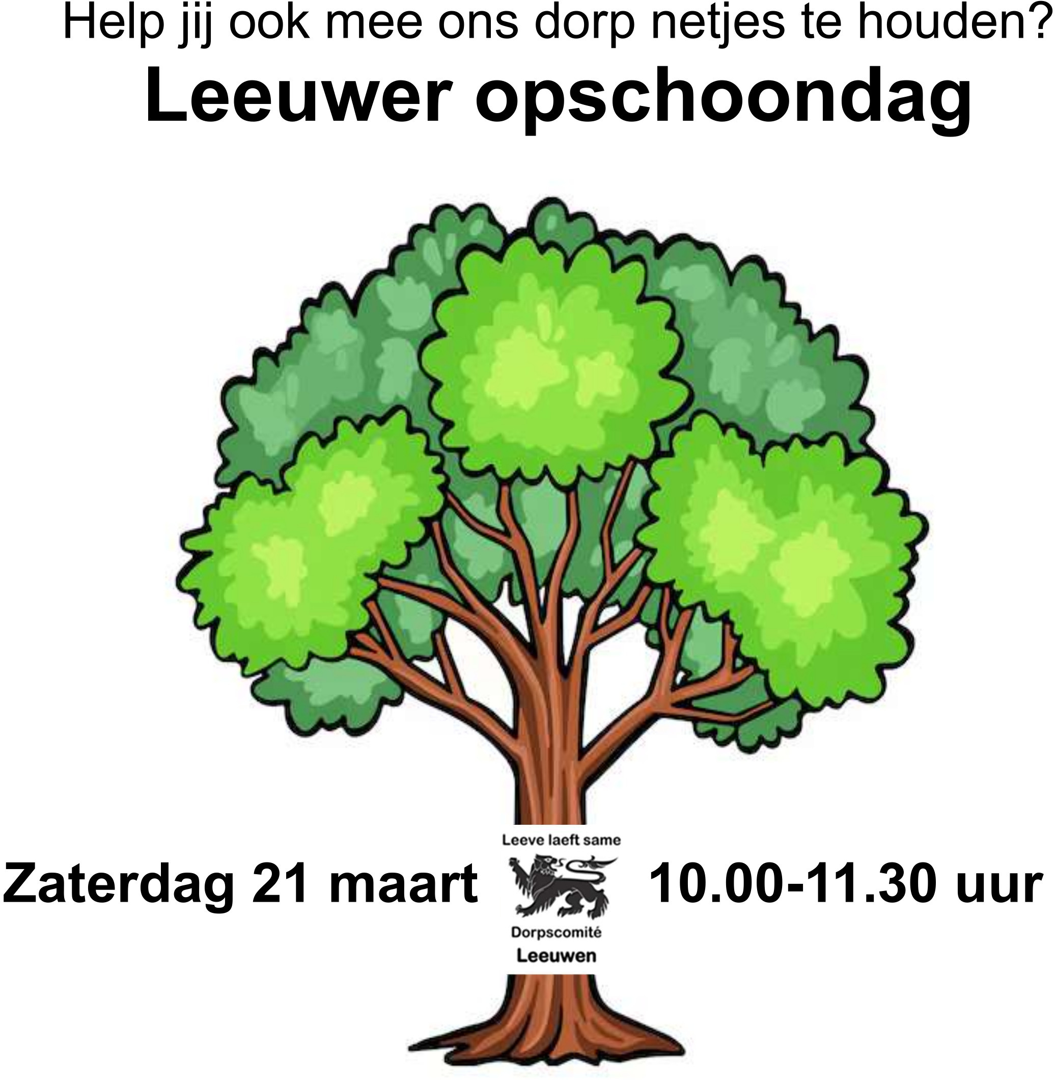 Leeuwer opschoondag - Dorpscomité Leeuwen